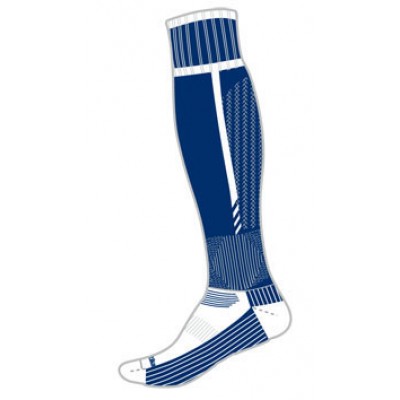 Jambiere fotbal Supreme, Bleumarin Alb