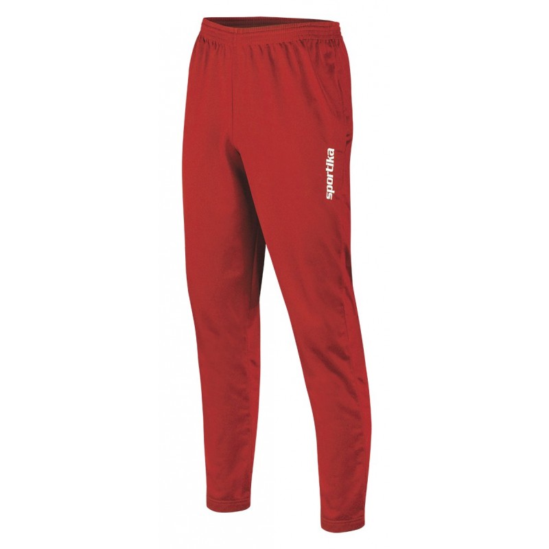 Pantaloni trening prezentare Solid, Rosu