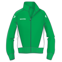 Bluza trening prezentare Berna, Verde Alb